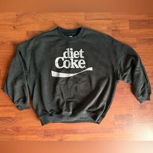 Pacsun Diet Coke Crewneck Sweatshirt Oversized XS